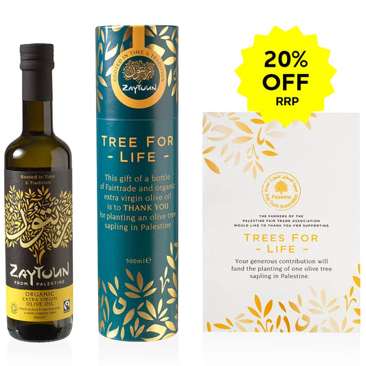 Zaytoun Olive Oil & Tree Donation Gift Set