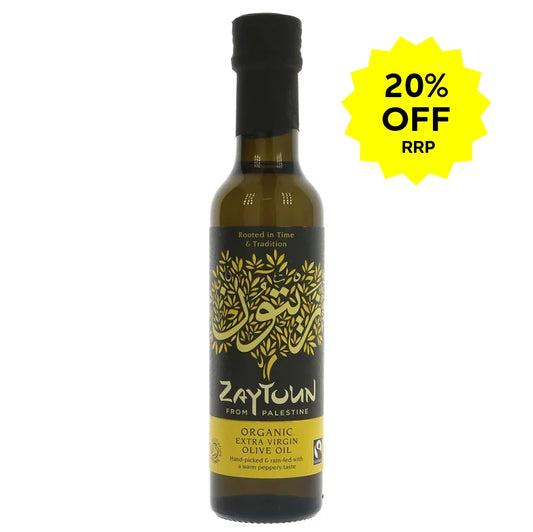 Zaytoun Organic Fairtrade Extra Virgin Olive Oil - 250ml