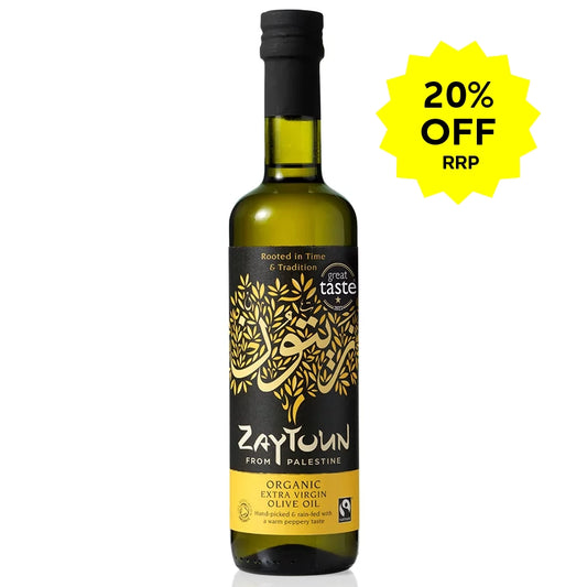 Zaytoun Fairtrade Extra Virgin Olive Oil - 500ml